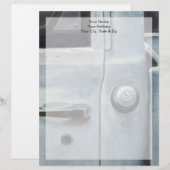 Alter Lieferwagen Briefbogen (Vorne/Hinten)