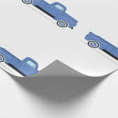 Alter Lieferwagen Geschenkpapier (Ecke)