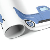Alter Lieferwagen Geschenkpapier (Rolleneckpunkt)