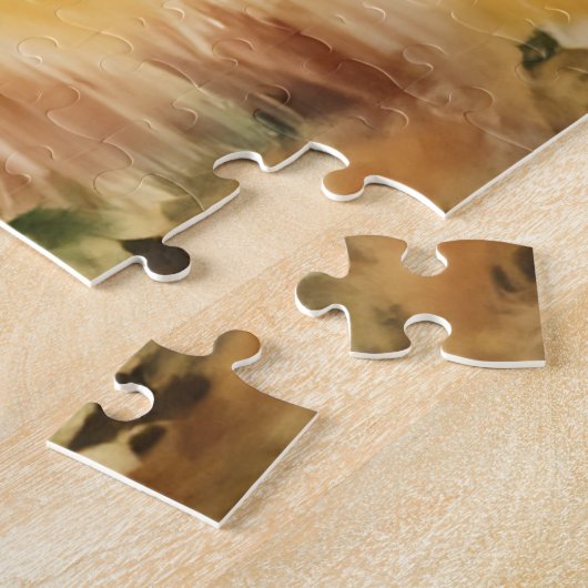 Alter Lieferwagen LKW und Roter Stall im Herbst 16 Puzzle (Seite)