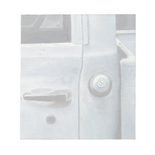 Alter Lieferwagen Notizblock