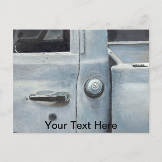 Alter Lieferwagen Postkarte (Vorderseite)