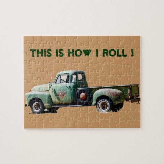 Alter LKW: Es ist, wie ich rolle Puzzle (Horizontal)