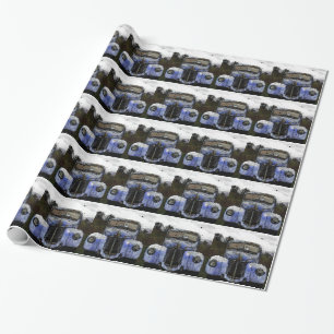 Alter LKW Geschenkpapier