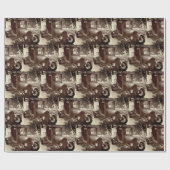 Alter LKW Geschenkpapier (Flach)