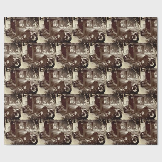 Alter LKW Geschenkpapier (Flach)