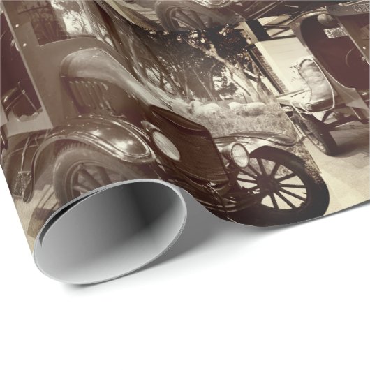 Alter LKW Geschenkpapier (Rolleneckpunkt)