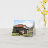 Alter LKW Karte (Gelbe Blume)