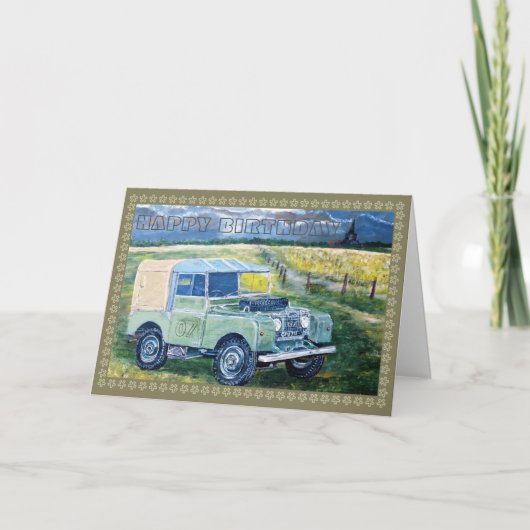 Alter LKW Karte (Vorderseite)