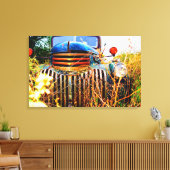 Alter LKW Leinwanddruck (Insitu (Wohnzimmer))