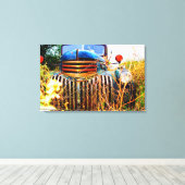 Alter LKW Leinwanddruck (Insitu (Holzboden))