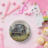 Alter LKW Pappteller (Party)