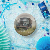 Alter LKW Pappteller (Party)