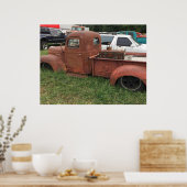 Alter LKW Poster (Küche)