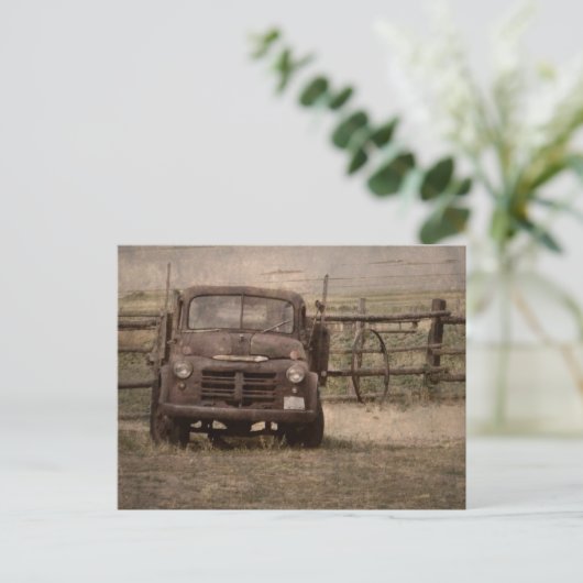 Alter LKW Postkarte (Stehend Vorderseite)