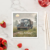 Alter LKW Serviette (Beispiel)