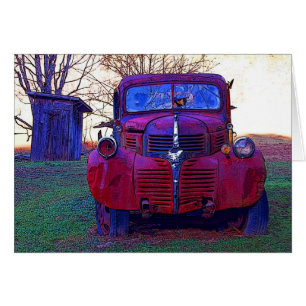 Alter LKW und Nebengebäude