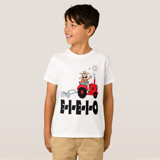 alter Macdonald eio Cartoon T-Shirt (Vorne ganz)