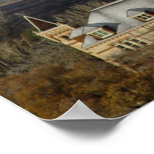 Alter Main am Morgen Poster (Ecke)