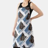 Alter Mann auf dem Berg Optische Illusion im NH Schürze (InSitu)