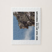 Alter Mann auf dem Berg (optische Täuschung) Puzzle (Vertikal)