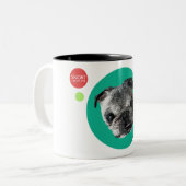 Alter Mann-Baxter-Tasse Zweifarbige Tasse (Vorderseite Links)