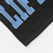 Alter Mann beim Heben des Gewichts trainiert Fitne Fleecedecke (Ecke)