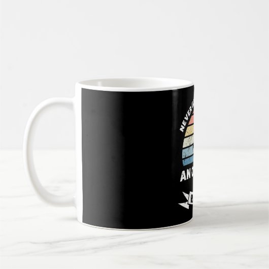 Alter Mann beim Running Funny Runner Geschenk Vate Kaffeetasse (Links)