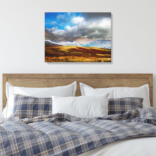 Alter Mann der Coniston Card Akrylus Print Leinwanddruck (Insitu (Schlafzimmer))