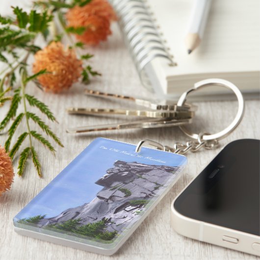 Alter Mann der Gebirgsschlüsselkette Schlüsselanhänger (Vorderseite rechts)