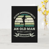 Alter Mann, der Lieben, die ein lustiges Vater-Ges Karte (Gelbe Blume)