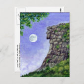 Alter Mann der neuen Hampshire-Postkarte Postkarte (Vorne/Hinten)