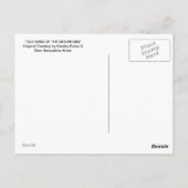 Alter Mann der neuen Hampshire-Postkarte Postkarte (Rückseite)