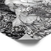 Alter Mann der Pflanze und Blume Digitale Kunst Poster (Ecke)