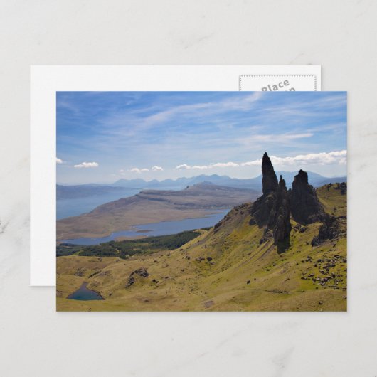 Alter Mann der Storr Postcard Postkarte (Vorne/Hinten)