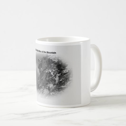 Alter Mann des Berges Kaffeetasse (VorderseiteRechts)