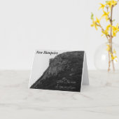 Alter Mann des Berges New Hampshire Karte (Gelbe Blume)