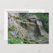 Alter Mann des Berges Postkarte (Vorne/Hinten)