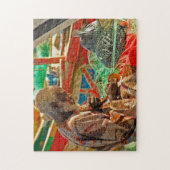 Alter Mann des Meeres. Puzzle (Vertikal)