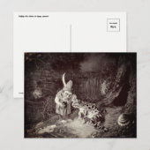 Alter Mann des Waldes Postkarte (Vorne/Hinten)