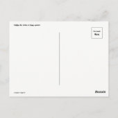 Alter Mann des Waldes Postkarte (Rückseite)