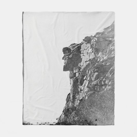 Alter Mann im Berg-Blanket Fleecedecke (Vorderseite)