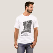Alter Mann im Berg - New Hampshire - Stift Sket T-Shirt (Vorne ganz)