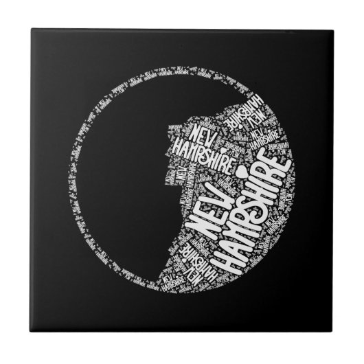 Alter Mann im Keramik Tile Fliese (Vorderseite)