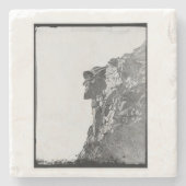 Alter Mann im Untersetzer (Vorderseite)