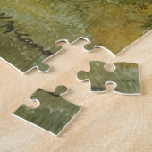 Alter Mann in den Bergen, NH Watercolor Poster Puzzle (Seite)