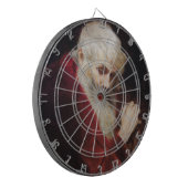 Alter Mann in einem Roten Coat (Weihnachtsmann) (W Dartscheibe (Vorderseite Links)