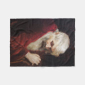 Alter Mann in einem Roten Coat (Weihnachtsmann) (W Fleecedecke (Vorderseite (Horizontal))