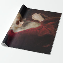 Alter Mann in einem Roten Coat (Weihnachtsmann) (W Geschenkpapier