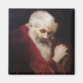 Alter Mann in einem Roten Coat (Weihnachtsmann) (W Magnet